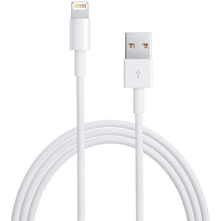 Image of Zybux Fast Charging & Data Sync USB Cable Compatible For iPhone 6 /6S /7 /7+ /8 /8+ /10 /11 /12 / Air /Mini /iPod and iOS Devices(White)