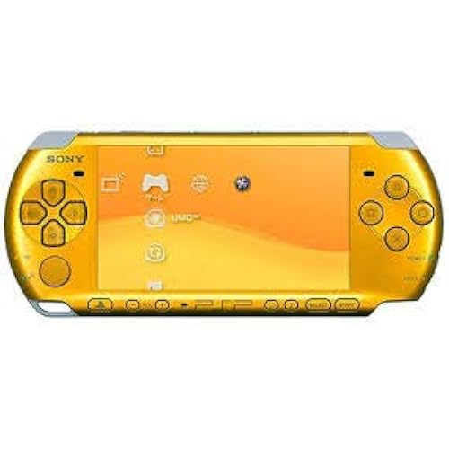 Sony Playstation Portable (PSP) 3000 Series Handheld Gaming Console System - Orange (Renewed)