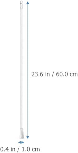 Miniatura 3 de DOITOOL Abridor automático de persianas, 8 piezas de repuesto para persianas verticales de plástico transparente con gancho y agarre, accesorio para
