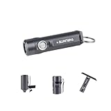 ThruNite Ti Keychain Flashlight, Compact USB-C Rechargeable Battery Mini Flash Light, Bright 650 Lumens LED Keyring Portable Light, Small EDC Pocket Torch Light for Camping, Everyday Carry
