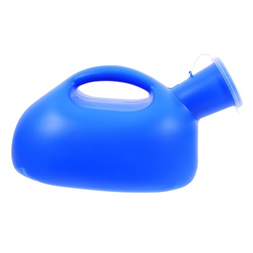 Orinal portátil de plástico de 2000 ml y urinario masculino grande antiolor con tapa