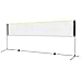 VEVOR Badminton Net, Height Adjustable Volleyball Net, 14ft Wide Foldable Pickleball Net, Portable Easy Setup Tennis Net Set with Poles, Stand and Carry Bag, for Kids Backyard Game Indoor Outdoor Use