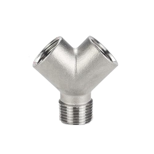 Raccord en T type Y G1/2 inox 304 anti-fuite pour plomberie maison