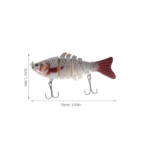 Leurres de pêche articulés 10 cm pour bar appâts polyvalents de surface - 2