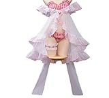 Tomorrow's Ark Cosplay Ayjafara Swimsuit Coral Coast Lamb Swimsuit Halloween Full Set (Female S)