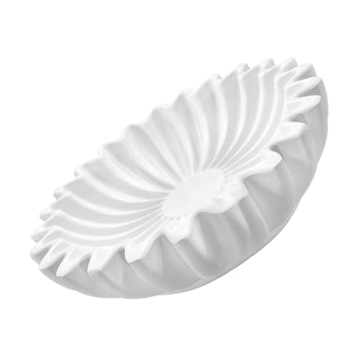 Cuenco de resina blanco para llaves y joyas decorativo multiusos 2