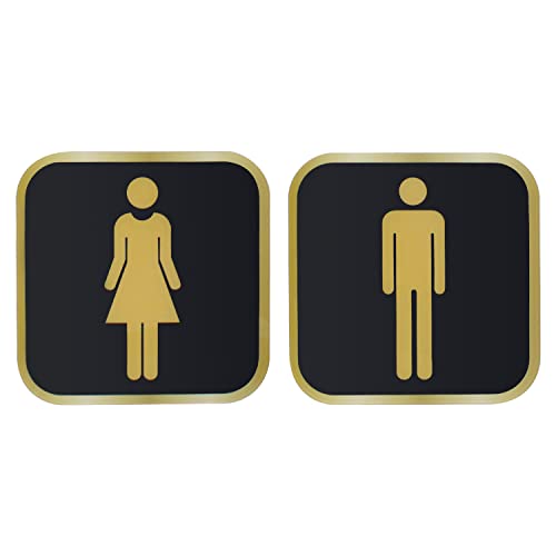 Insegna WC Art Deco Insegna Ghisa Targa Porta Parete Caffè Negozio Pub - Foto 7