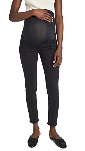 Madewell Women's Maternity Full Panel Jean, Lunar Wash, Black, 29 28.5 #TOP25