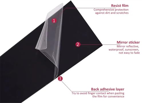 Película antiarañazos para ventanas de MG HS 2023, adhesivo protector de pilar B 6