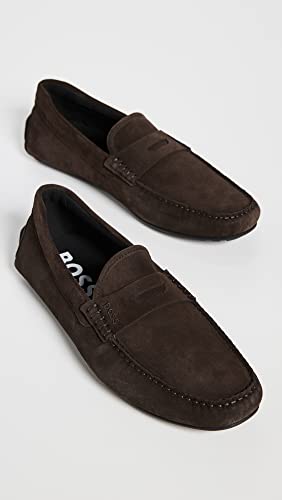 Image of BOSS Men's Noel Suede Drivers Loafers