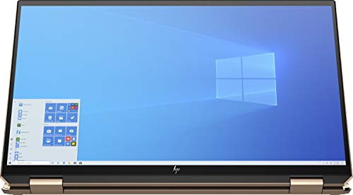 HP Spectre x360 2in1 Laptop (15,6 Zoll / UHD IPS Touch) (Intel Core i7-1165G7, 16GB RAM, 2TB SSD, Intel Iris Xe Grafik, Fingerabdruckleser, Windows 11, QWERTZ) Schwarz + Pen & Lederhülle – Bild 7