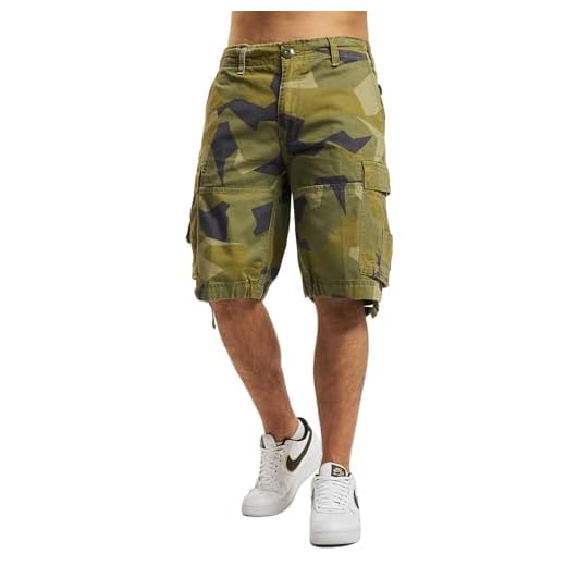 Brandit Vintage Short Pantalones Cortos, Swedish Camo, XXL para Hombre