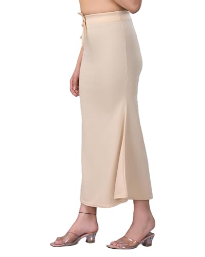 Image of LADLA FASHION] Women's Saree Shapewear - Mermaid Cut Saree Shaper Petticoat with Side Slit,