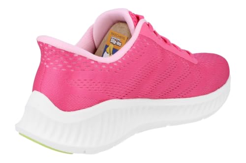 Skechers Go Walk Now Damen-Sneaker zum Reinschlüpfen, Knallpink (Hot Pink), 39 EU – Ansicht 3