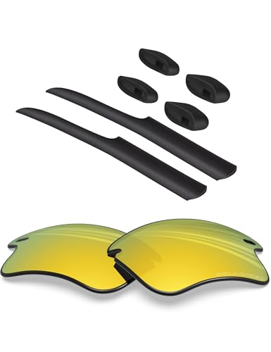 Image of BLAZERBUCK Polarized Replacement Lenses & Sock Kit for Oakley Fast Jacket XL OO9156 Sunglass
