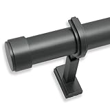 BlastHome® Barra de cortina personalizada de lujo de 18 pies, varillas no ajustables que se conectan para un aspecto