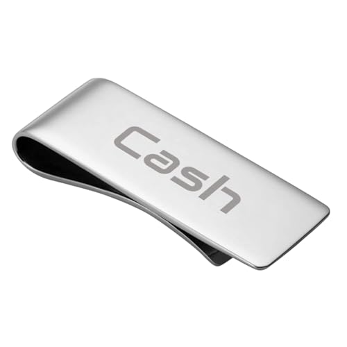 Ashton and Finch Cash Money Clip Gifts for Dad, Silver, One size, Silver, One Size