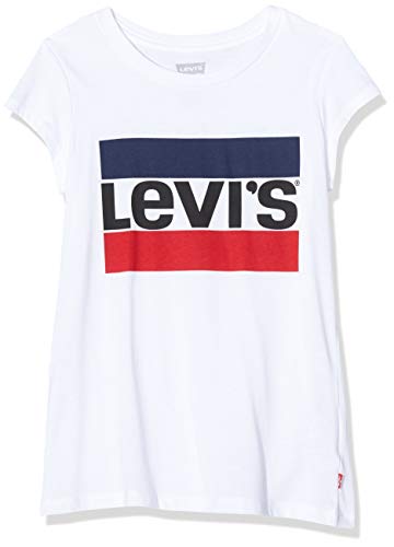 Levi's Lvg sportswear logo tee Niñas Blanco 14 años