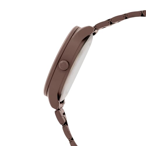 Image of Joker & Witch Nexus Brown Large Dial Linked Chain Strap Men's Watch