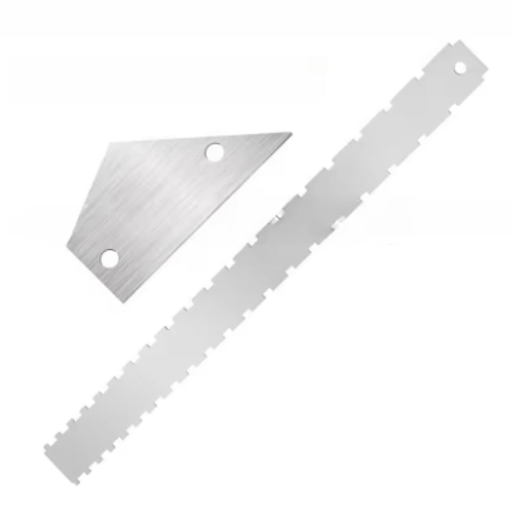 Ijsdnvjndx As Shown Guitar Neck Repair Tool Notched Straight String Action Gauge Double-Sided Groove Measuring