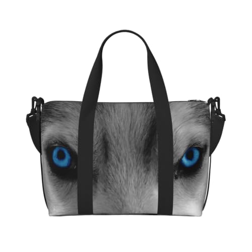 Sac de voyage bleu hippie au design pliable et ultra léger pour femme et homme