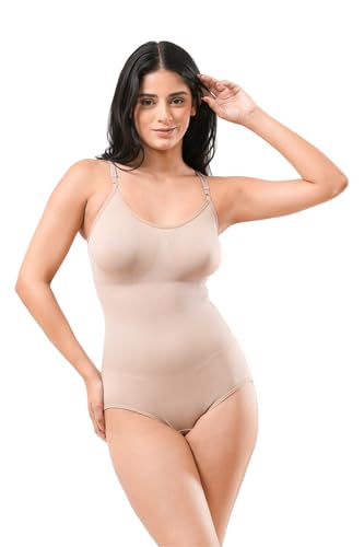 Image of SHAPEMOUR Thong Bodysuit for Women, Slimming Design Shapewear for Women, Tummy Control Body Shaper with Silicone Grip, No Steel Bones for All Day Comfort, Seamless Sculpting Bodyshaper