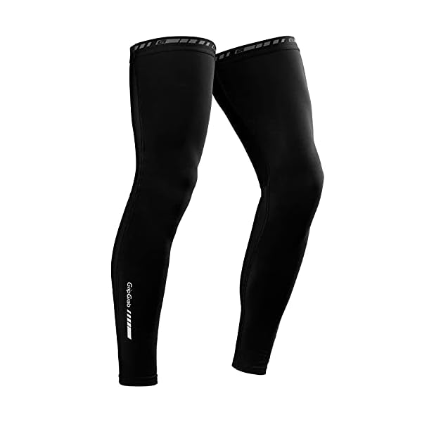 GripGrab Classic Winter Fahrrad Beinlinge Rutschfeste Thermo Radsport Rennrad Gravel MTB Beinwärmer Cycling Leg Warmers