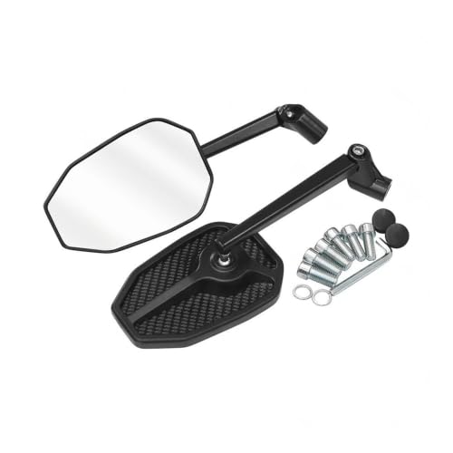 Espejos retrovisores de moto universales de 8mm y 10mm para manillar de motocicletas deportivas