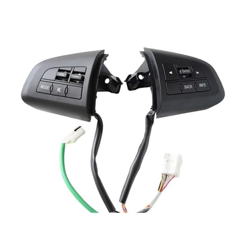 Bouton de volant pour Mazda 5 et CX-7 commande audio ordinateur de conduite noir ABS