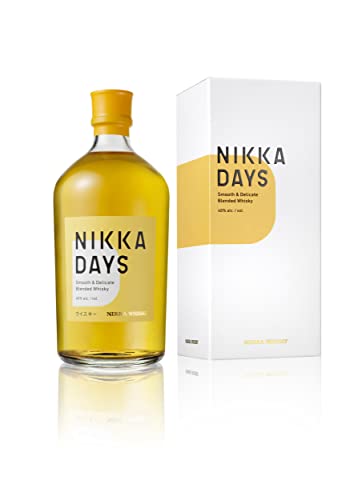 Nikka I Days I Smooth and Delicate Blended Whisky I Weiche und blumige Noten I 40% Vol. I 700 ml
