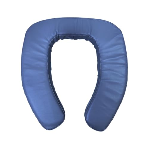 Padded Toilet Seat Riser for Seniors Safety Assistance Raised Toilet Seat Cushion for Comfort Elevation Bathroom Aid