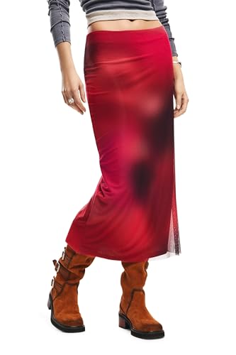 Desigual Asmee Femme, Rouge, Taille XL