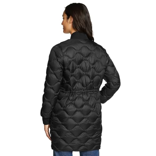 Eddie Bauer Women's Shaw Long Down Bomber Jacket2