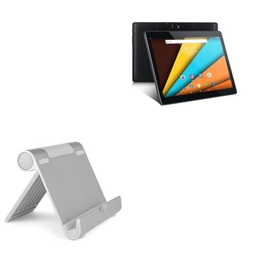 Image of BoxWave Stand and Mount Compatible with Excelvan M10k6 - VersaView Aluminum Stand, Portable, Multi Angle Viewing Sturdy