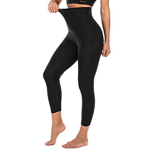 Bakerdani-Sauna-Leggings-Sweat-Pants-High-Waist-Compression-Slimming-Hot-Thermo-Workout-Pants-Training-Capris-Body-Shaper