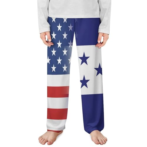 American And Honduras Map FlagChildren's Casual Pajamas120CM
