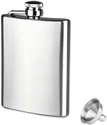 Flasque de hanche cadeau idéal en acier inox avec entonnoir bouteille spiritueux pour homme