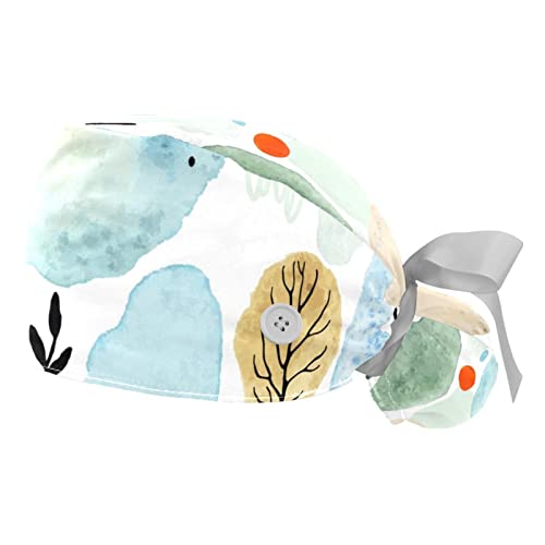 Chapeaux bouffants plantes de cactus JDEZ : casquettes travail mixtes