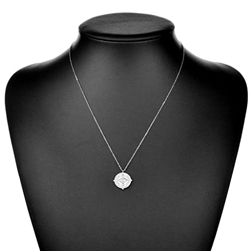 Jude Jewelers Stainless Steel Evil Eye of God Wedding Party Biker Statement Promise Pendant Necklace2