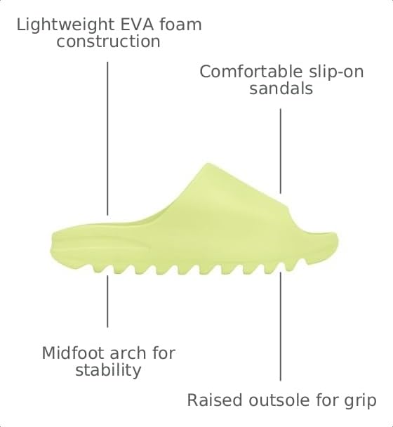 Image of adidas Men's Yeezy Slides
