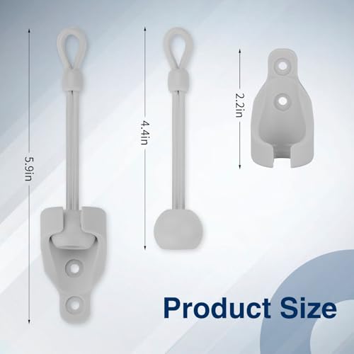 IVYSUN Shade Replacement Parts,Compatible with Coolaroo Exterior Roller Shade(Riverstone,2 Set)