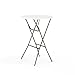 Flash Furniture 32'' Round Granite White Plastic Bar Height Folding Table