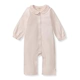 Burt's Bees Baby Baby Girls Jumpsuit - 100% Organic Cotton, One-Piece Coverall Outfit with Collar