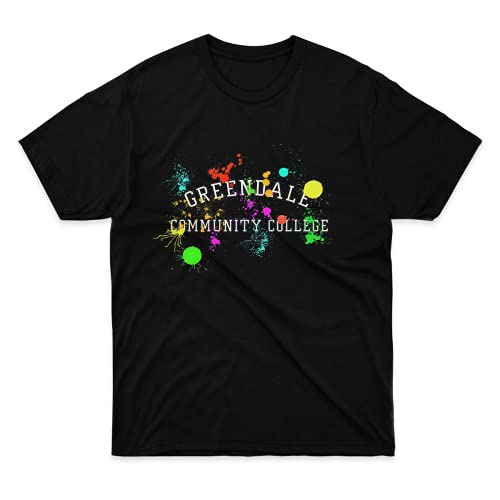 Mens Womens Tshirt Greendale Community College - Paintball Shirts for Men Women Cool White Funny