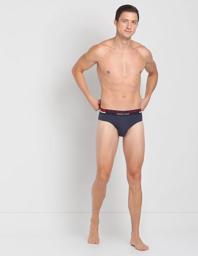 U.S. Polo Assn. Mens Elasticized Waist Pure Cotton I006 Briefs - Pack of 3
