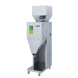 200W 10-999g Automatisch Pulver Abfüllmaschine Pulverfüllmaschine Mikrocomputergesteuerte Verpackungsmaschine Trennzeichen für Tee/Saatgut/Getreide