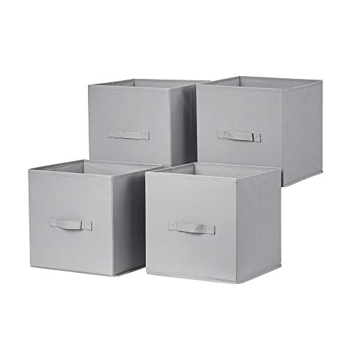 DormCo TUSK Fold Up Cube 4-Pack - Gray