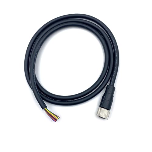 Cable conector M12 12 pines hembra 2 metros miniatura 3