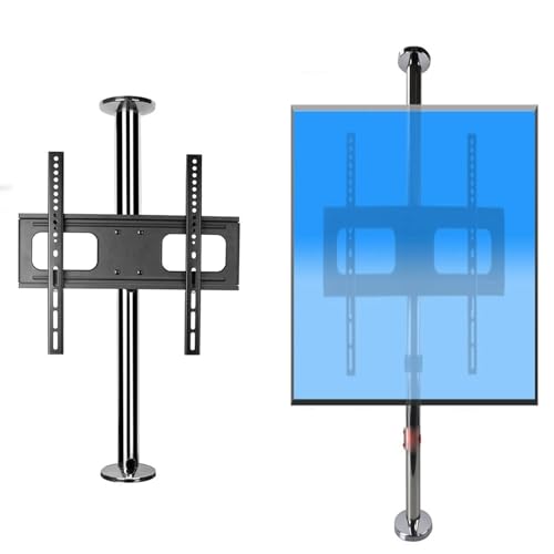 Soporte De TV - Soporte De Pared Divisoria para TV LCD De 32 A 55 Pulgadas, Marco Giratorio De 360 ​​Grados, Estante Giratorio para Pared Divisoria, Base Giratoria para Mueble De TV(86-114cm)
