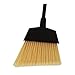 Broom, Large Angle Broom - Flagged, Black Handle, Plastic Bristle --- 6 Count